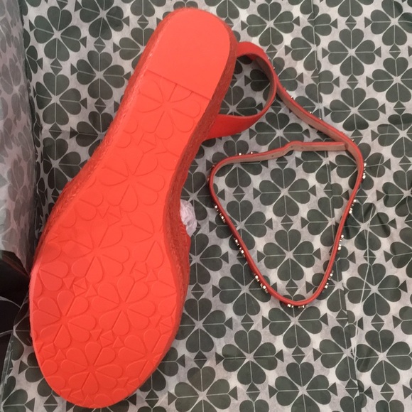 NIB Kate Spade Sandals Frenchy Leather Espadrille - Picture 11 of 11